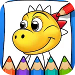 Dino Coloring & Drawing Book icon