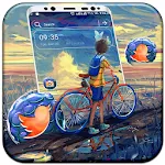Boy Landscape Launcher Theme icon