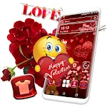 Valentine Red Launcher Theme icon