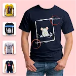 Man T-Shirt Fashion Photo Edit icon