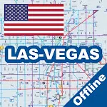 Las Vegas Travel Map Offline icon