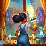 Messy Home Cleaning Games icon