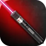 Laser pointer beam simulator icon