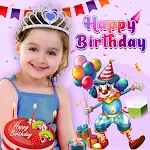 Birthday Photo Frame & Editor icon