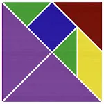 Tangram puzzle icon