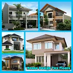 Minimalist Two-Story House icon