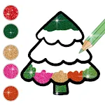 Glitter Christmas Coloring icon