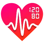 Heart Rate, BP & Sugar App icon