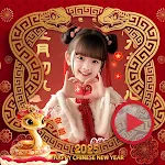 Chinese new year video 2025 icon