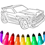 Monster Truck & Cars Coloring icon