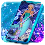 Mermaid lock screen icon