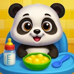 Panda caretaker pet salon game icon