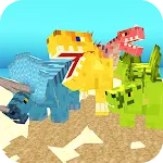 Blocky Dino Park Dino Arena icon