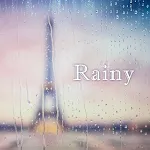 Paris wallpaper Rainy Theme icon
