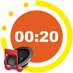 Interval timer with music icon
