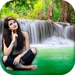 Waterfall Photo Frames - HD Ba icon