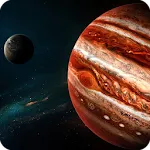 My space. Universe. Astronomy icon