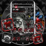 Abstract Girl Launcher Theme icon