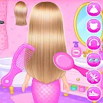 Princess Mermaid At Hair Salon