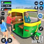 Tuk Tuk Auto Driving Games 3D icon