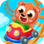 Amusement park for kids icon