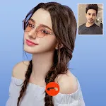 Live video call with people icon