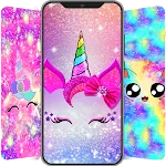 Glitter Unicorn Wallpaper icon