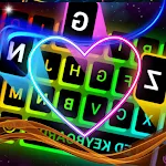Neon Love Keyboard Theme icon