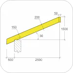 Rafter calculator icon