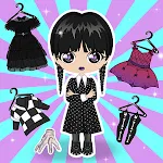 Creepy Gothic Girl Dress Up icon