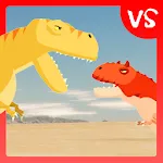 T-Rex Fights Carnotaurus icon