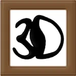 A quiz! ！3D solid image icon