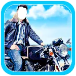 Men With Bike Photo Maker icon
