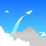 Paper up: 2D Paper Plane Game icon