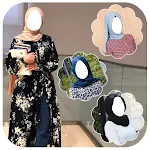 Hijab Girl Fashion Jeans Dress icon
