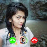 Indian girl video calling live icon
