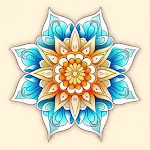 Mandala Pattern Coloring Game icon