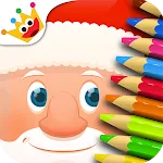 Coloring book Christmas Games icon