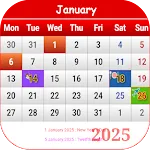Sweden Calendar 2025 icon