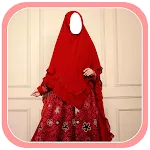 Hijab Fashion Dress Photo Suit icon