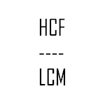 HCF and LCM Calculator icon
