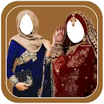 Hijab With Saree Photo Montage icon