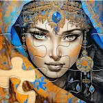Fun puzzles for adults offline icon