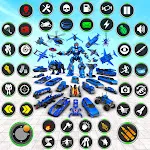 Police Tiger Robot Car Game 3D icon