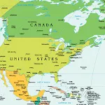 World Map With Countries icon