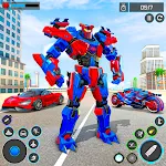 Robot Transform War Car Games icon