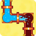 Plumber World : connect pipes icon