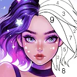 Coloring by number icon