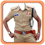 Men Police Uniform Photo Suit icon