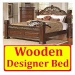Wooden Designer Bed icon